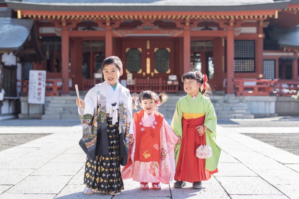 藤崎八旛宮で七五三撮影を行いました。 熊本市の出張撮影・カメラマン、家族写真のSMILE PHOTO